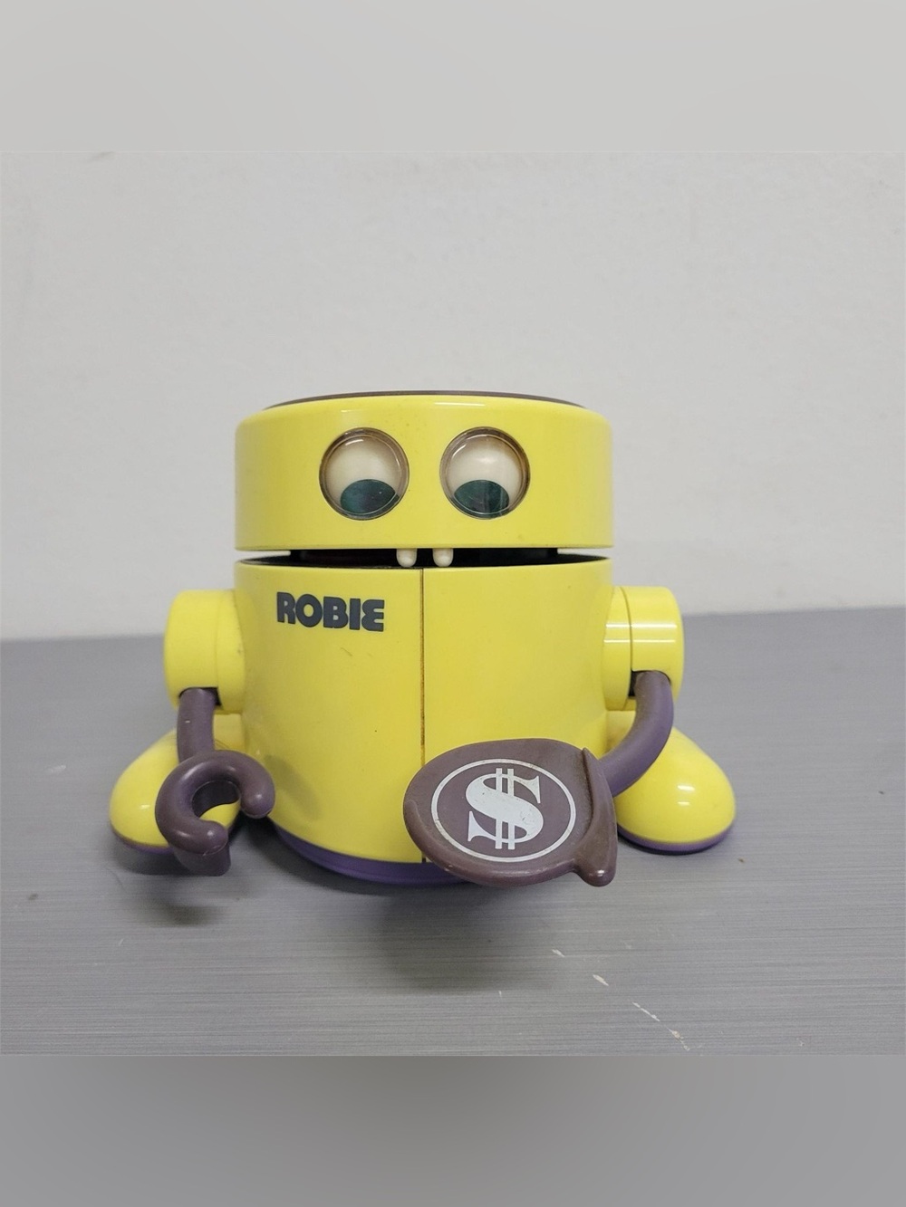 Yellow Robot Toy with Purple Accents - Kids Toys